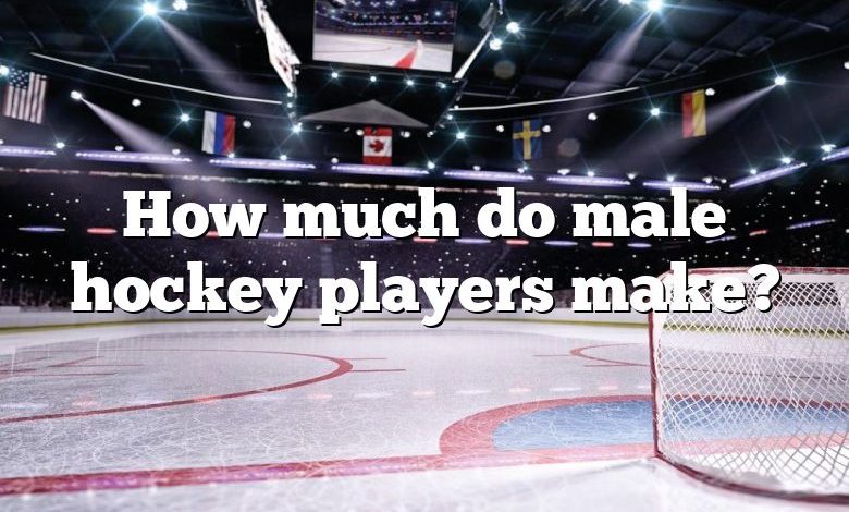 How much do male hockey players make?