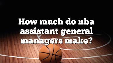 How much do nba assistant general managers make?