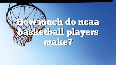 How much do ncaa basketball players make?