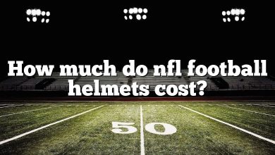 How much do nfl football helmets cost?
