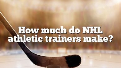 How much do NHL athletic trainers make?