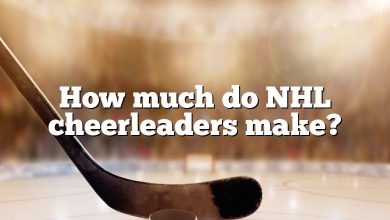 How much do NHL cheerleaders make?