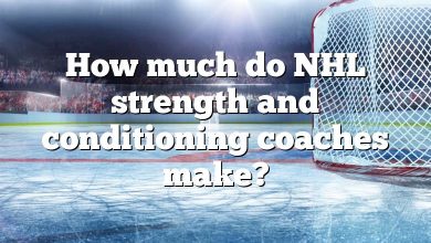 How much do NHL strength and conditioning coaches make?