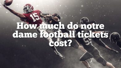 How much do notre dame football tickets cost?