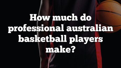 How much do professional australian basketball players make?