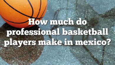 How much do professional basketball players make in mexico?