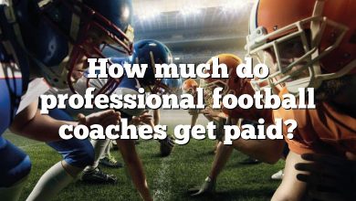 How much do professional football coaches get paid?