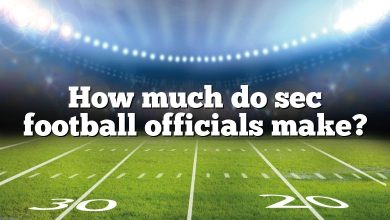 How much do sec football officials make?