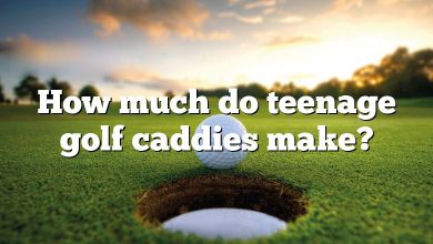 How much do teenage golf caddies make?