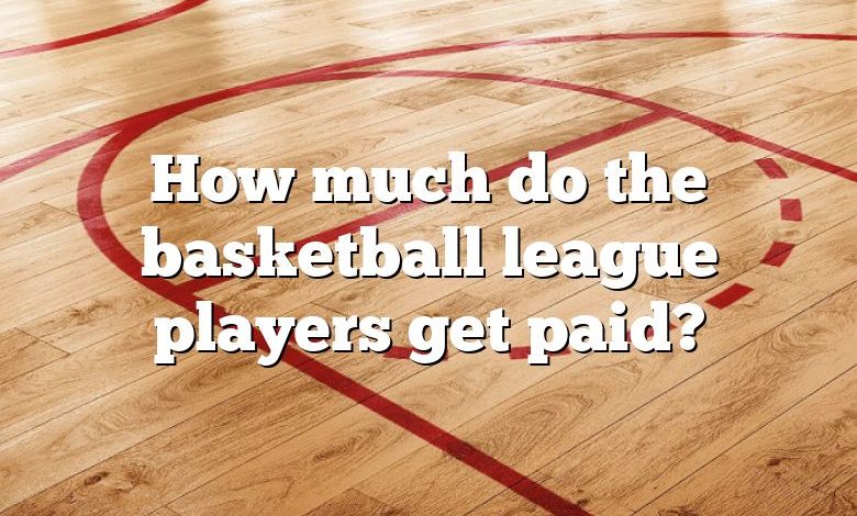 How much do the basketball league players get paid?