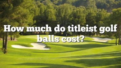 How much do titleist golf balls cost?