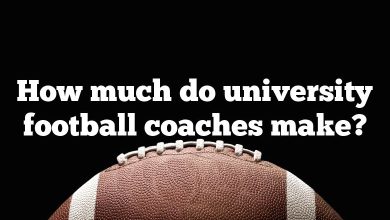 How much do university football coaches make?