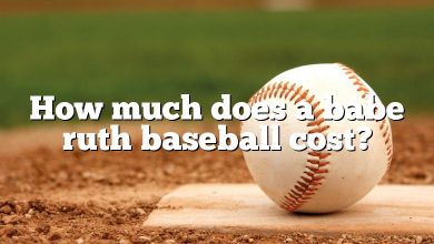 How much does a babe ruth baseball cost?