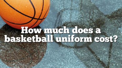 How much does a basketball uniform cost?