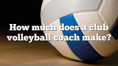 How much does a club volleyball coach make?