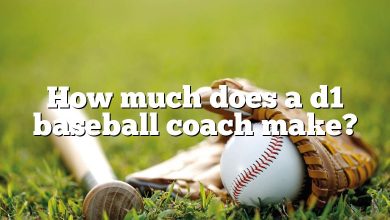 How much does a d1 baseball coach make?