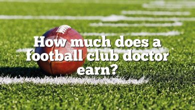 How much does a football club doctor earn?