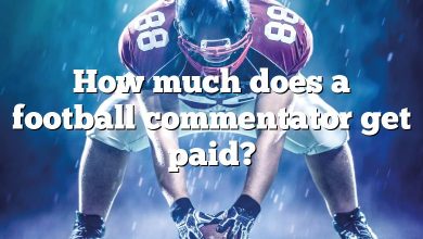 How much does a football commentator get paid?