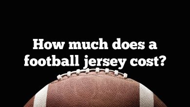 How much does a football jersey cost?