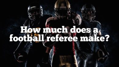 How much does a football referee make?