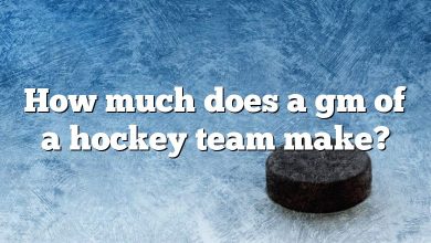 How much does a gm of a hockey team make?