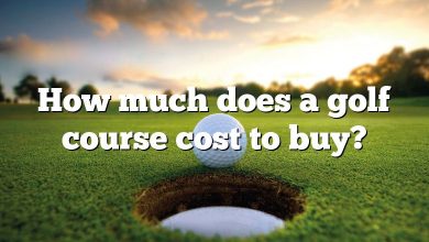 How much does a golf course cost to buy?