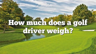 How much does a golf driver weigh?