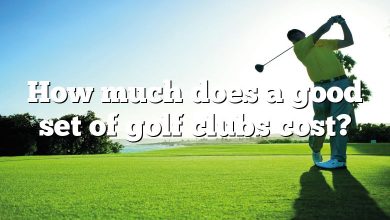How much does a good set of golf clubs cost?