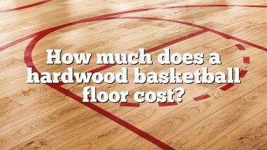How much does a hardwood basketball floor cost?