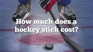 How much does a hockey stick cost?