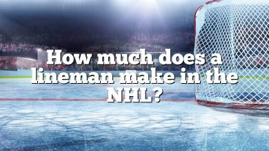 How much does a lineman make in the NHL?