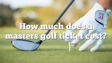 How much does a masters golf ticket cost?