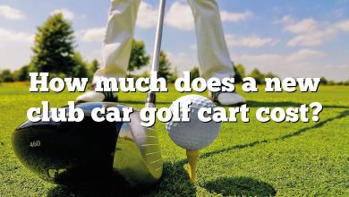 How much does a new club car golf cart cost?