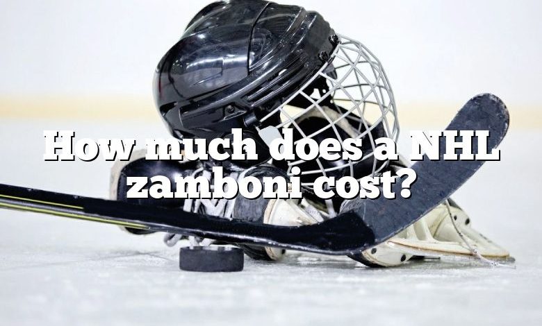 How much does a NHL zamboni cost?