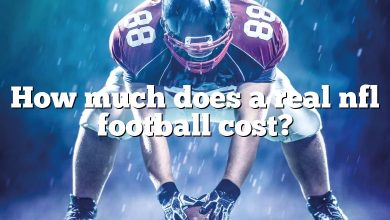 How much does a real nfl football cost?