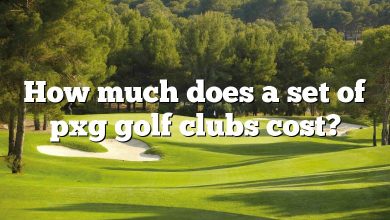 How much does a set of pxg golf clubs cost?
