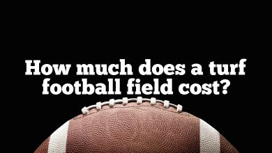How much does a turf football field cost?