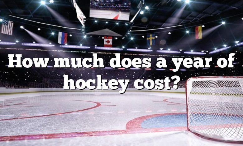 How much does a year of hockey cost?