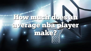 How much does an average nba player make?