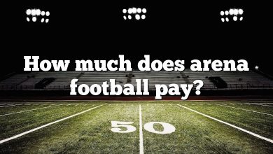 How much does arena football pay?