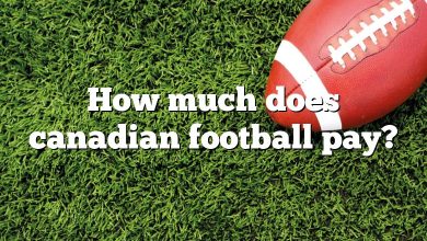 How much does canadian football pay?