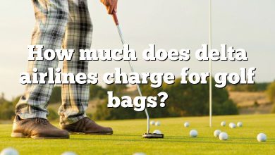 How much does delta airlines charge for golf bags?