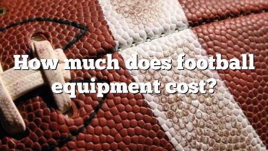 How much does football equipment cost?