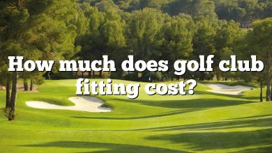 How much does golf club fitting cost?