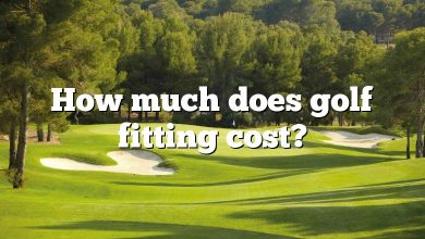 How much does golf fitting cost?