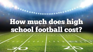 How much does high school football cost?