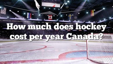 How much does hockey cost per year Canada?