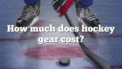 How much does hockey gear cost?