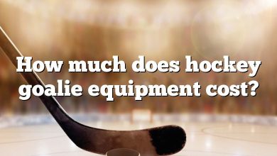 How much does hockey goalie equipment cost?