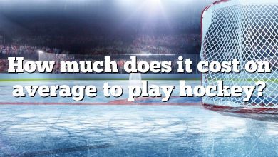 How much does it cost on average to play hockey?